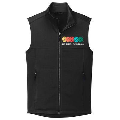 Just Dink It Funny Pickleball Pickle Ball Collective Smooth Fleece Vest