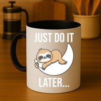 Just Do It Later Sloth Mug