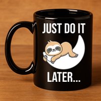 Just Do It Later Sloth 11oz C Handle Ceramic Mug