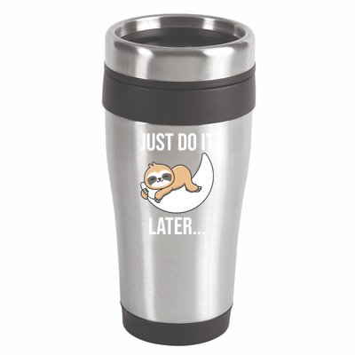 Just Do It Later Sloth 16oz Travel Tumbler