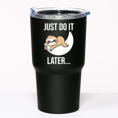 Just Do It Later Sloth Tumbler