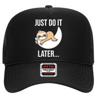 Just Do It Later Sloth Hat