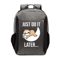 Just Do It Later Sloth Vector Backpack