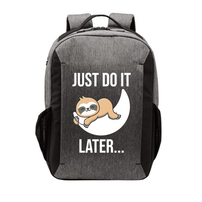 Just Do It Later Sloth Vector Backpack
