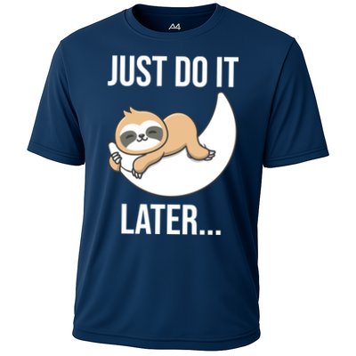 Just Do It Later Sloth Performance Shirt