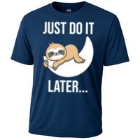 Just Do It Later Sloth Performance Shirt