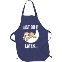 Just Do It Later Sloth Apron