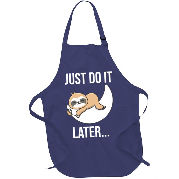 Just Do It Later Sloth Apron