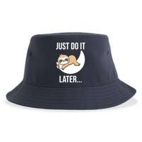 Just Do It Later Sloth Sustainable Bucket Hat