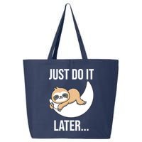 Just Do It Later Sloth 25L Jumbo Tote