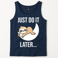 Just Do It Later Sloth Tank Top