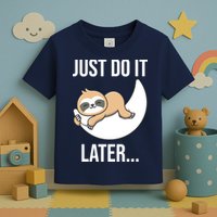 Just Do It Later Sloth Toddler T-Shirt