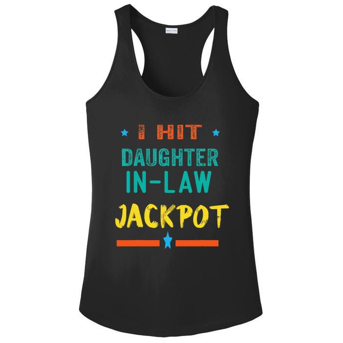 Jackpot Daughter In Law Funny Daughter In Law Ladies PosiCharge Competitor Racerback Tank