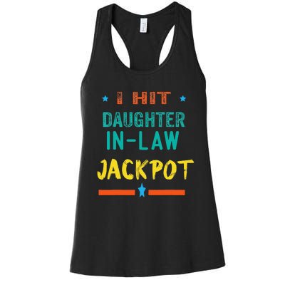 Jackpot Daughter In Law Funny Daughter In Law Women's Racerback Tank