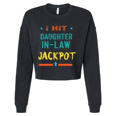 Jackpot Daughter In Law Funny Daughter In Law Cropped Pullover Crew