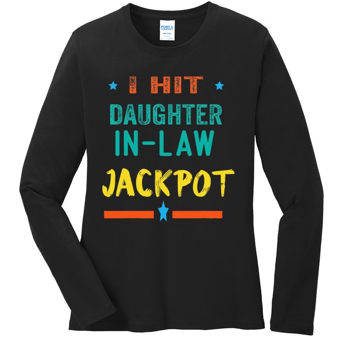 Jackpot Daughter In Law Funny Daughter In Law Ladies Long Sleeve Shirt