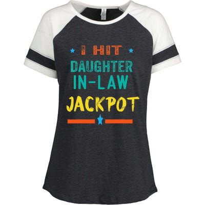 Jackpot Daughter In Law Funny Daughter In Law Enza Ladies Jersey Colorblock Tee