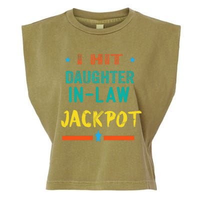 Jackpot Daughter In Law Funny Daughter In Law Garment-Dyed Women's Muscle Tee