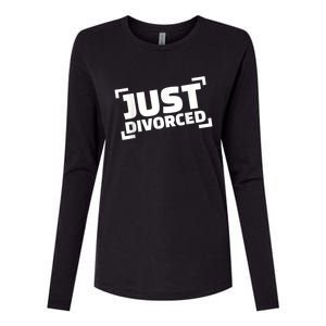 Just Divorced Womens Cotton Relaxed Long Sleeve T-Shirt