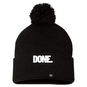 Just Done Pom Pom 12in Knit Beanie