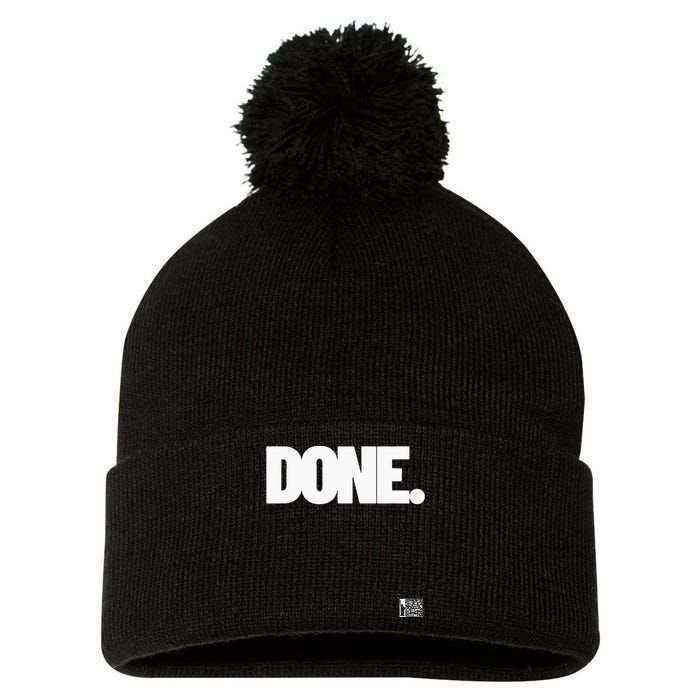 Just Done Pom Pom 12in Knit Beanie