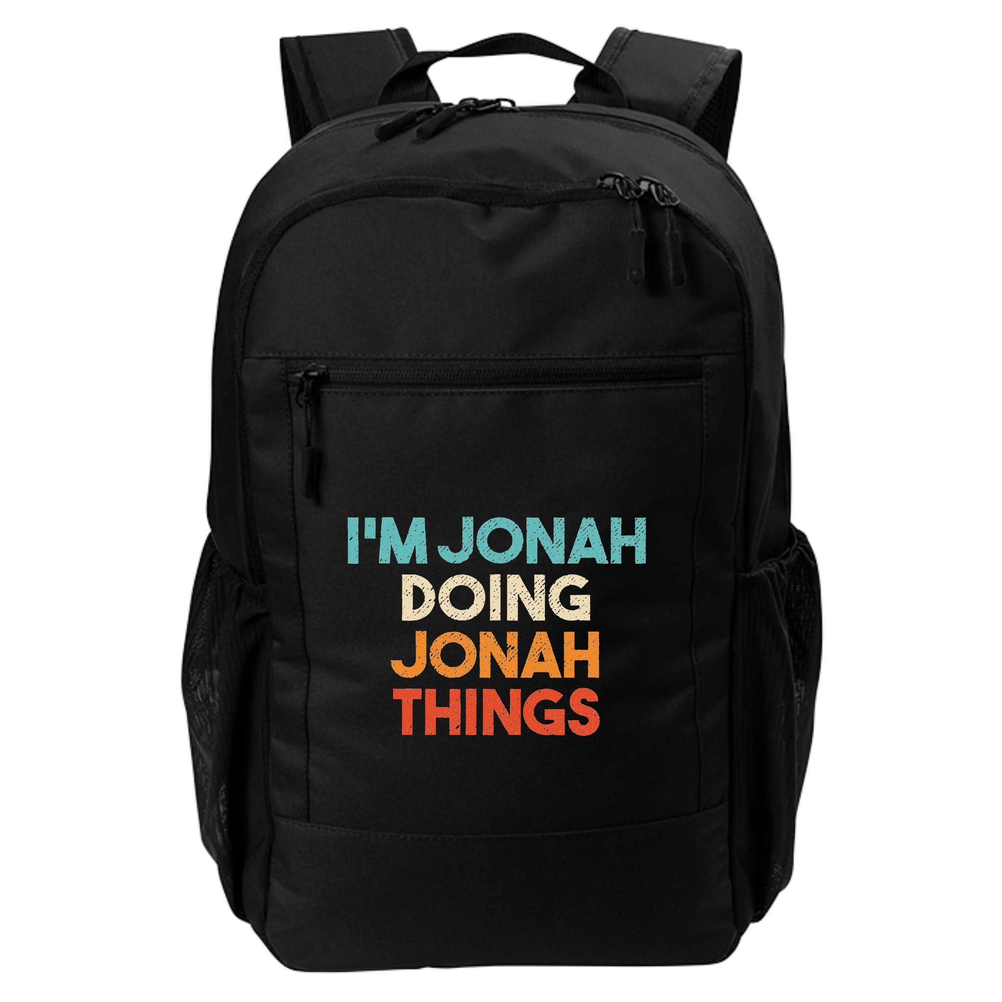 Jonah Doing Jonah Things Apparel IM Jonah Funny First Name Jonah Backpack