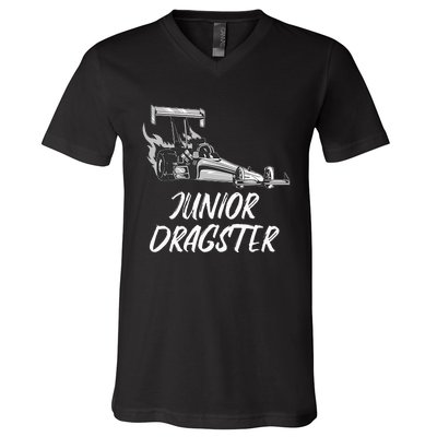 Junior Dragster V-Neck T-Shirt