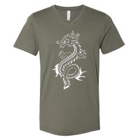 Japanese Dragon V-Neck T-Shirt