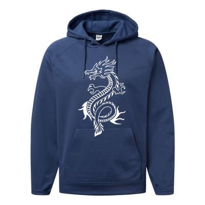 Japanese Dragon Performance Fleece Hoodie