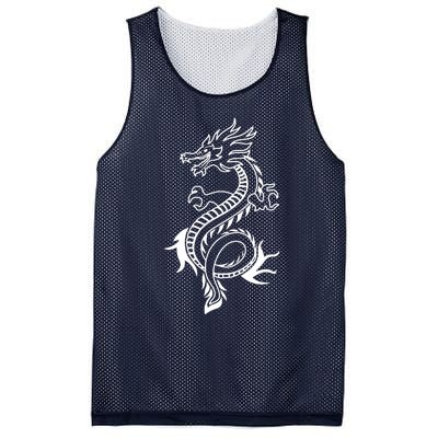 Japanese Dragon Mesh Reversible Basketball Jersey Tank