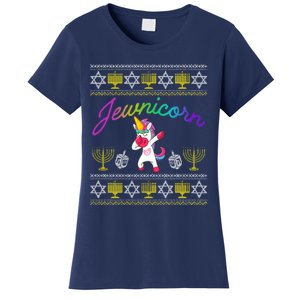 Jewnicorn Dabbing Jewish Unicorn Hanukkah Pajama Women's T-Shirt