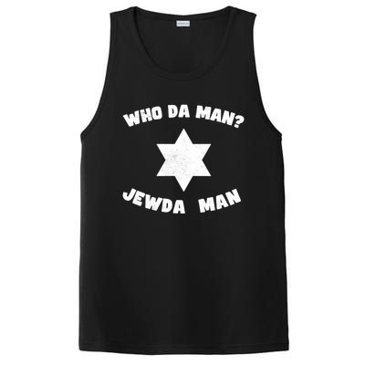 Jew Da Jewish Hebrew Fathers Day Kosher Gym Best Dad Gift PosiCharge Competitor Tank