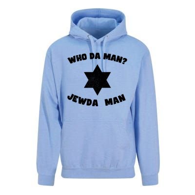 Jew Da Jewish Hebrew Fathers Day Kosher Gym Best Dad Gift Unisex Surf Hoodie