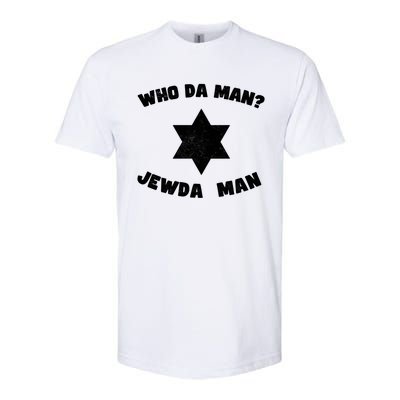 Jew Da Jewish Hebrew Fathers Day Kosher Gym Best Dad Gift Softstyle® CVC T-Shirt