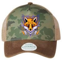 Japanese Digital Kitune Fox With Headphone Legacy Tie Dye Trucker Hat