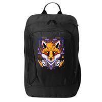 Japanese Digital Kitune Fox With Headphone City Backpack
