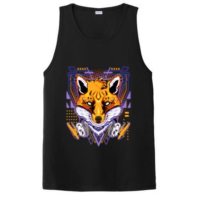 Japanese Digital Kitune Fox With Headphone PosiCharge Competitor Tank