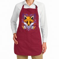 Japanese Digital Kitune Fox With Headphone Apron