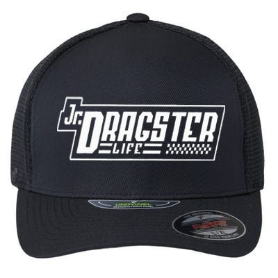 Jr Dragster Life Racing Logo Flexfit Unipanel Trucker Cap