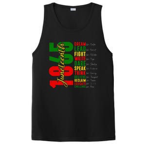 Juneteenth Dream Like Leaders Black History PosiCharge Competitor Tank