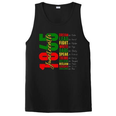 Juneteenth Dream Like Leaders Black History PosiCharge Competitor Tank