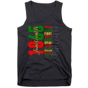 Juneteenth Dream Like Leaders Black History Tank Top