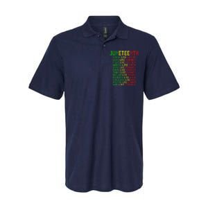 Juneteenth Dream Like Leaders Black Women Softstyle Adult Sport Polo