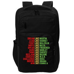 Juneteenth Dream Like Leaders Black Great Gift Impact Tech Backpack