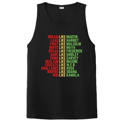 Juneteenth Dream Like Leaders Black Great Gift PosiCharge Competitor Tank