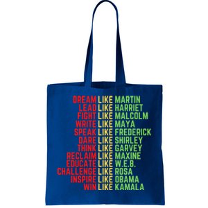 Juneteenth Dream Like Leaders Black Great Gift Tote Bag