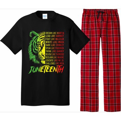 Juneteenth Dream Like Leaders Black History Pajama Set