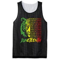 Juneteenth Dream Like Leaders Black History Mesh Reversible Basketball Jersey Tank