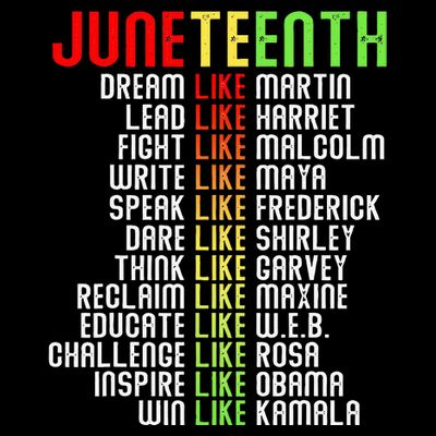 Juneteenth Dream Like Leaders T-Shirt