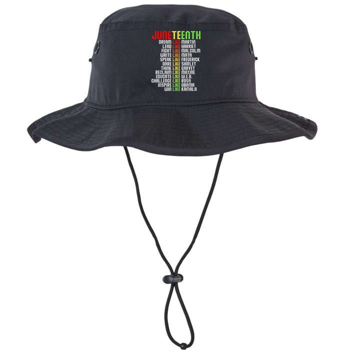 Juneteenth Dream Like Leaders Black Gift Men Women Boy Girl Gift Legacy Cool Fit Booney Bucket Hat